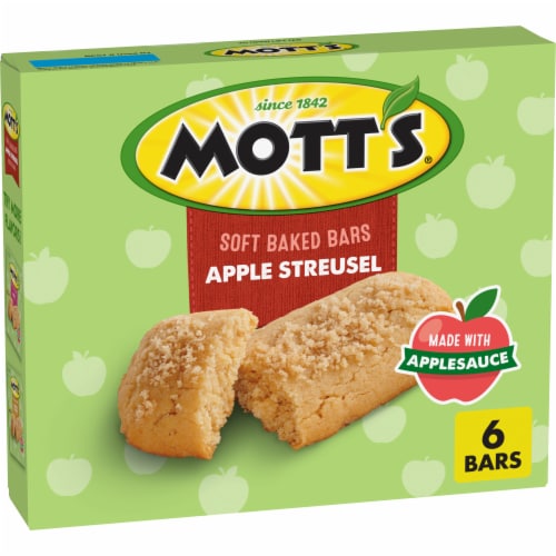 Mott's Apple Streusel Soft Baked Bars Perspective: front