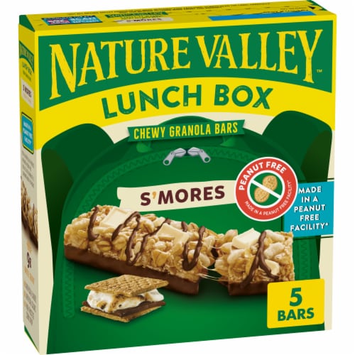 Nature Valley Peanut Free Chewy S'mores Granola Bars Perspective: front