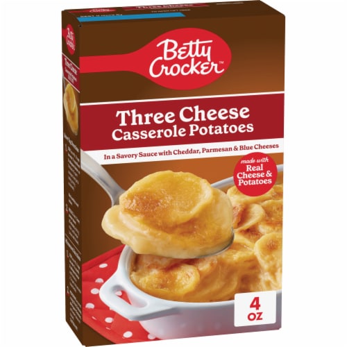Betty Crocker Three Cheese Casserole Potatoes Perspective: front