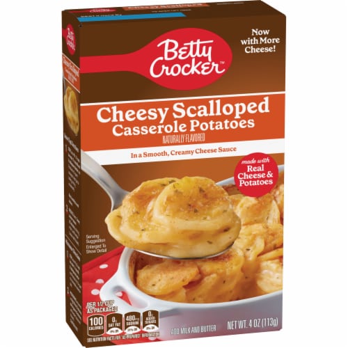 Betty Crocker Cheesy Scalloped Casserole Potatoes Perspective: front