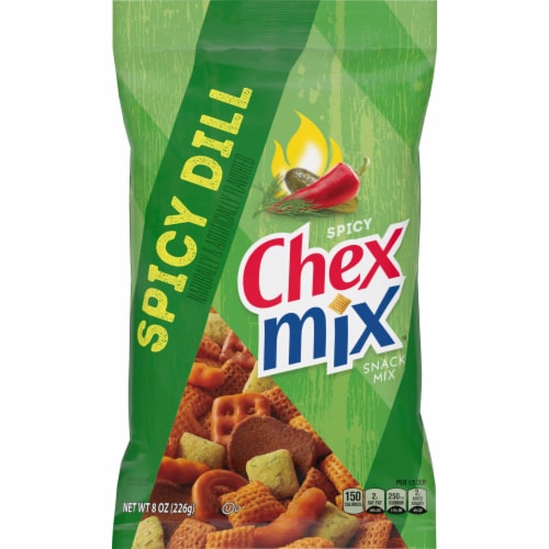 Chex Mix Spicy Dill Snack Bag Snack Mix Perspective: front