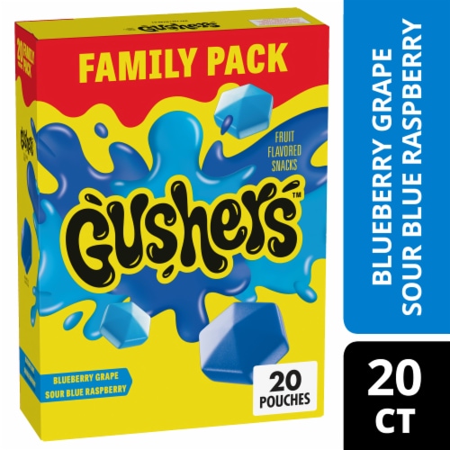 Gushers Fruit Flavored Snacks Family Pack Perspective: front