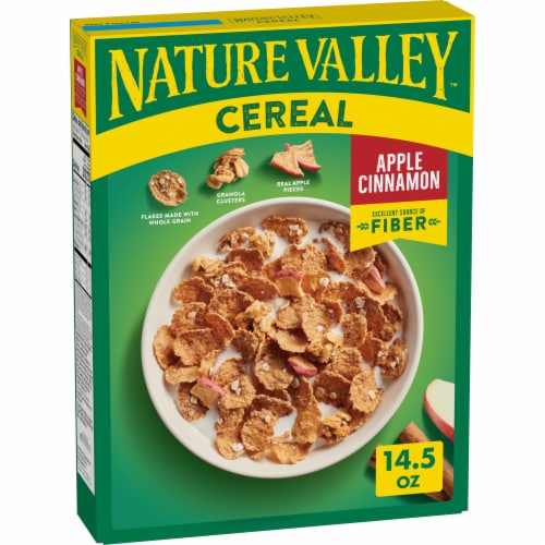 General Mills Nature Valley Apple Cinnamon Cereal Perspective: front