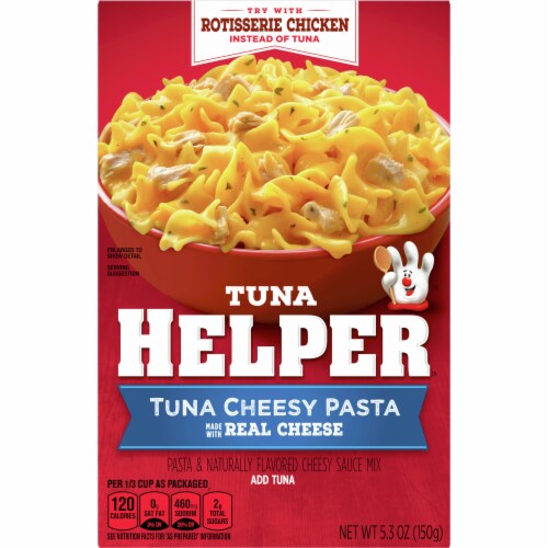 Tuna Helper Tuna Cheesy Pasta Perspective: front