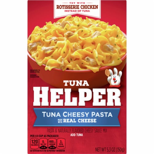 Tuna Helper Tuna Cheesy Pasta Perspective: front
