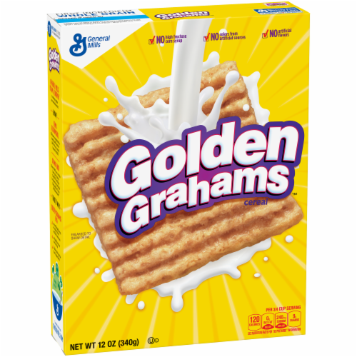 General Mills Golden Grahams Cereal Perspective: front