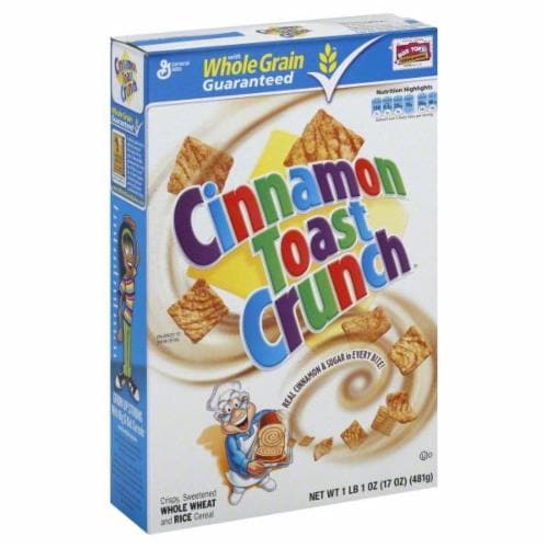 General Mills Cinnamon Toast Crunch Perspective: front