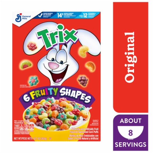 Calories in Trix? Fruity Whole Grain Crispy Corn Puffs Breakfast Cereal