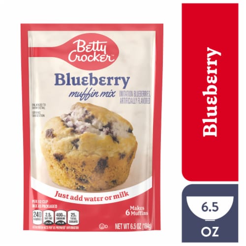 Betty Crocker Blueberry Muffin Mix Perspective: front