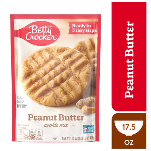 Betty Crocker Peanut Butter Cookie Mix 17 5 Oz Kroger