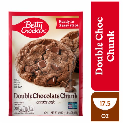 Betty Crocker Double Chocolate Cookie Mix, 17.5 oz - Fry's Food