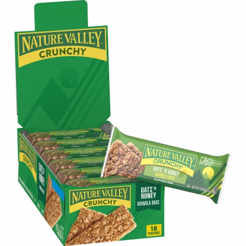 Smith S Food And Drug Nature Valley Crunchy Oat Honey Granola Bars 18 Ct 1 5 Oz