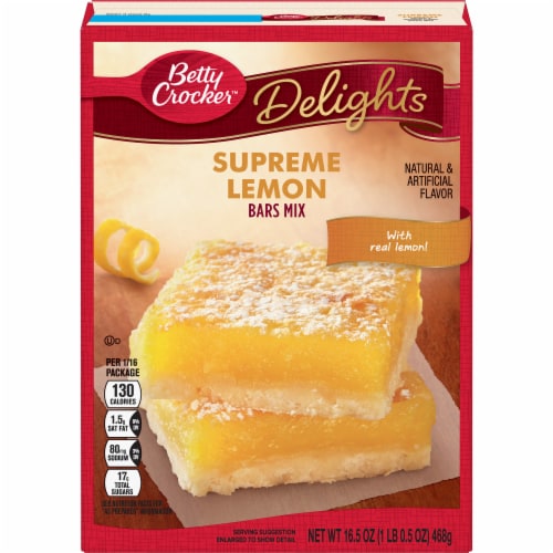 Betty Crocker™ Delights Supreme Lemon Bars Mix Perspective: front