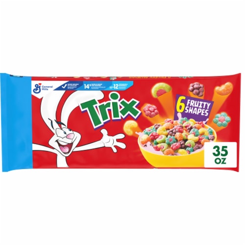 General Mills Trix Bag Cereal Perspective: front