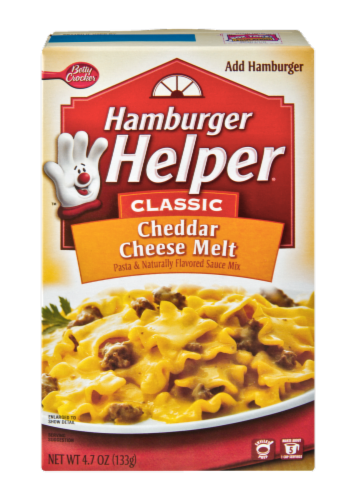 Hamburger Helper Cheddar Cheese Melt Perspective: front