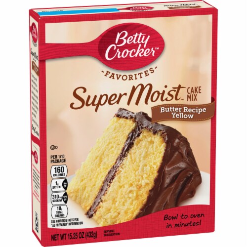 Betty Crocker™ Super Moist™ Butter Recipe Yellow Cake Mix Perspective: front