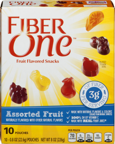 Fiber One Assorted Fruit Snacks Perspective: front