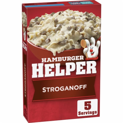 Hamburger Helper™ Stroganoff Pasta & Creamy Sauce Mix Perspective: front