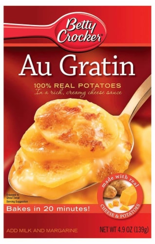 Betty Crocker Au Gratin Potatoes Perspective: front