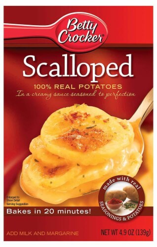 Betty Crocker Scalloped Potatoes Perspective: front