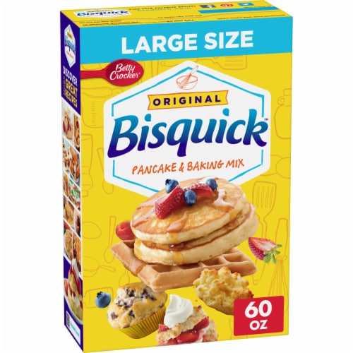Betty Crocker Bisquick Original Large Size Pancake and Baking Mix Perspective: front