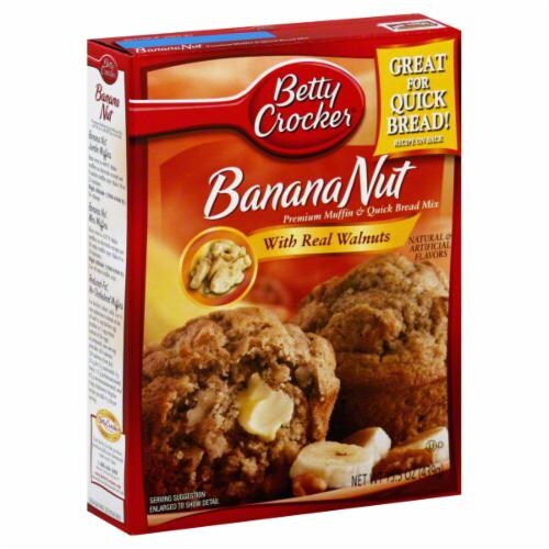 Betty Crocker Banana Nut with Real Walnuts Muffin Mix Perspective: front