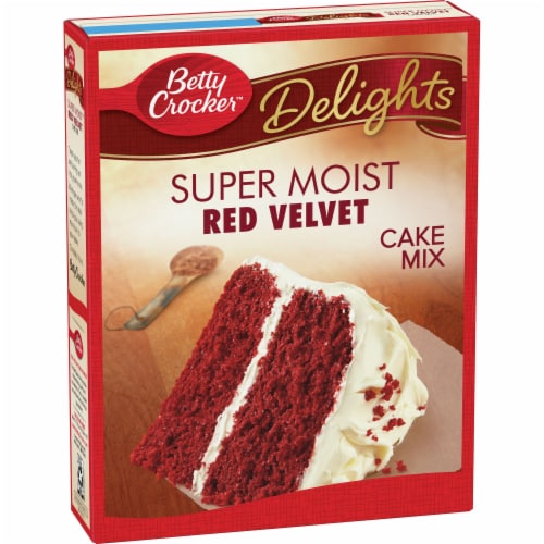 Betty Crocker™ Delights Super Moist™ Red Velvet Cake Mix Perspective: front