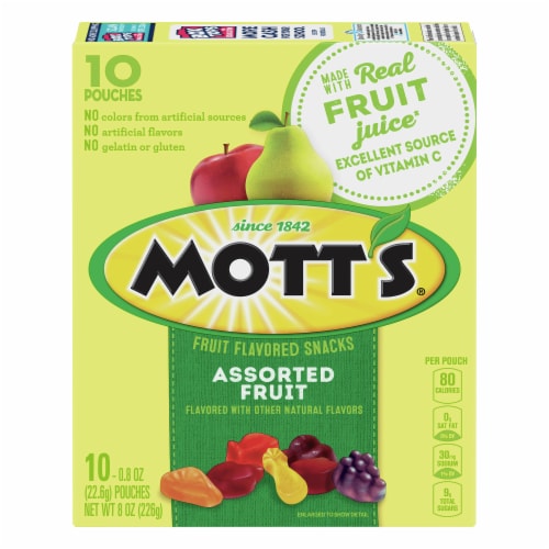 Mott's Original Assorted Fruit Snacks Perspective: front