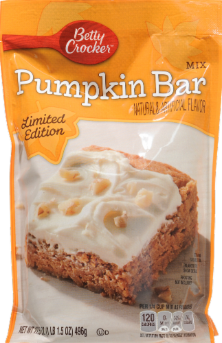 Betty Crocker Pumpkin Spice Bar Mix Perspective: front