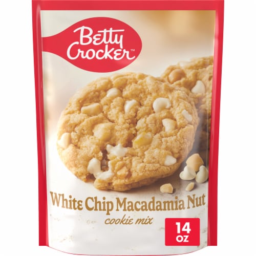 Betty Crocker White Chip Macadamia Nut Cookie Mix Perspective: front