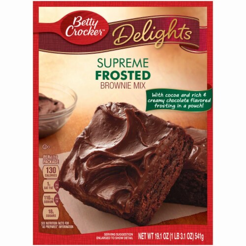 Betty Crocker Hershey's Frosted Brownie Mix Perspective: front