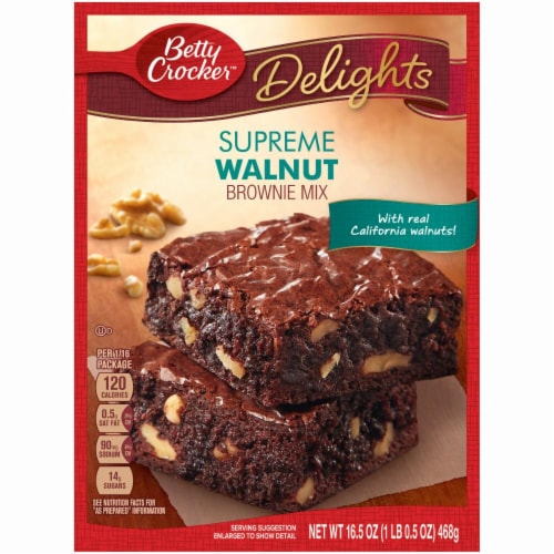 Betty Crocker Hershey's Walnut Brownie Mix Perspective: front