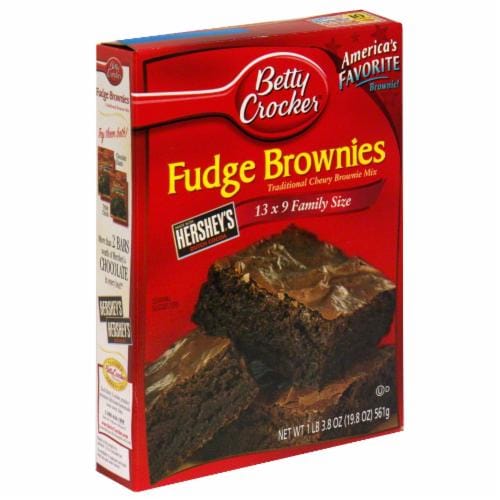 Betty Crocker  Hershey's Fudge Brownies Mix Perspective: front