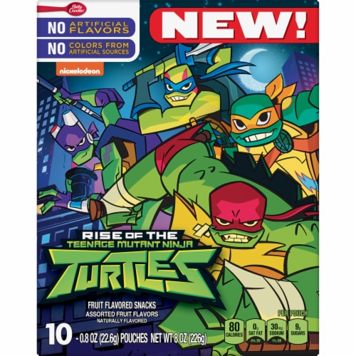 Betty Crocker Teenage Mutant Ninja Turtles Fruit Flavored Snacks, 10 ct