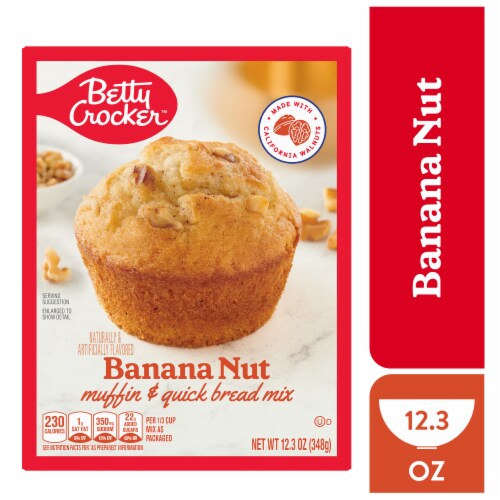Betty Crocker Banana Nut Muffin and Quick Bread Mix Perspective: front