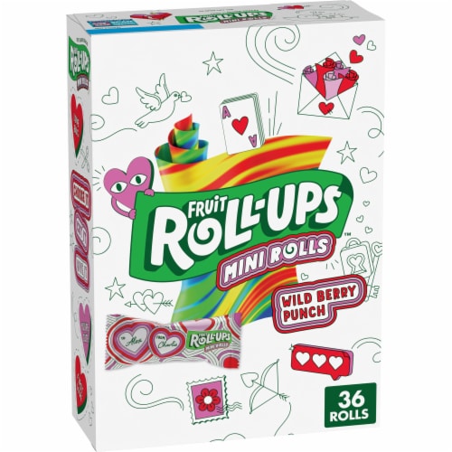 Fruit Roll Ups Mini Rolls Punch Perspective: front