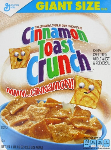 General Mills Cinnamon Toast Crunch Perspective: front