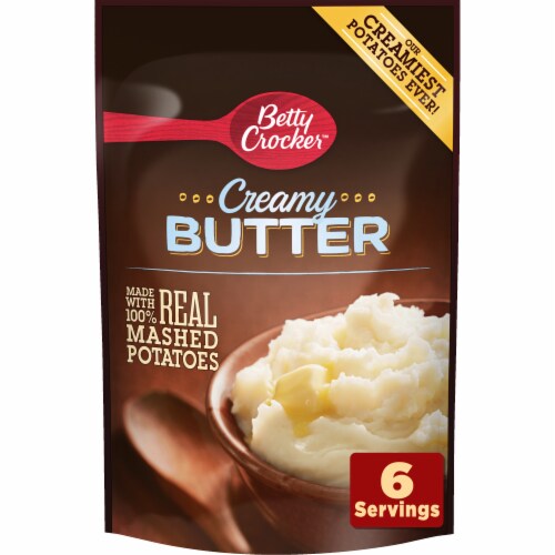 Betty Crocker Creamy Butter Mashed Potatoes Perspective: front