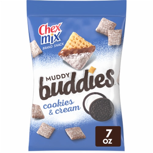 Chex Mix Cookies & Cream Muddy Buddies Perspective: front