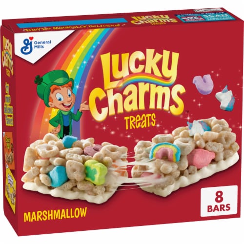 Lucky Charms Marshmallow Treat Cereal Bars, 8 ct / 0.85 oz - Kroger