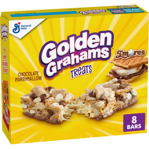 Golden Grahams S'mores Treat Bars Perspective: front
