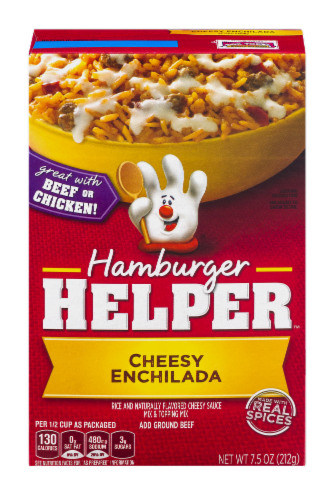 Hamburger Helper Cheesy Enchilada Perspective: front