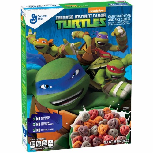 Teenage Mutant Ninja Turtles Cereal Perspective: front
