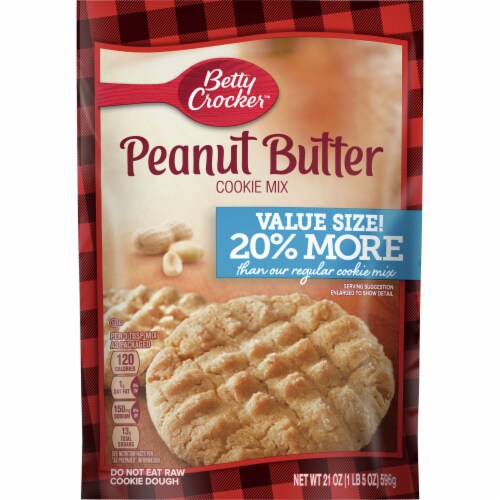 Betty Crocker™ Value Size Peanut Butter Cookie Mix Perspective: front
