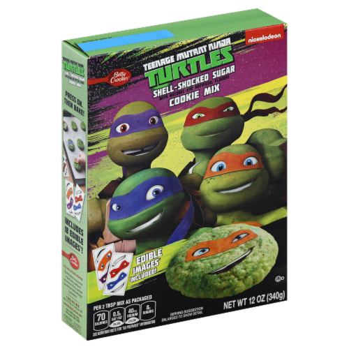 Betty Crocker Teenage Mutant Ninja Turtles Sugar Cookie Mix Perspective: front