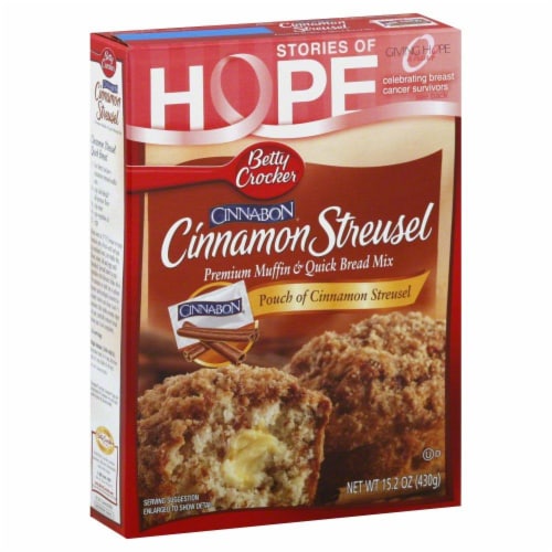 Betty Crocker Cinnamon Streusel Muffin Mix Perspective: front