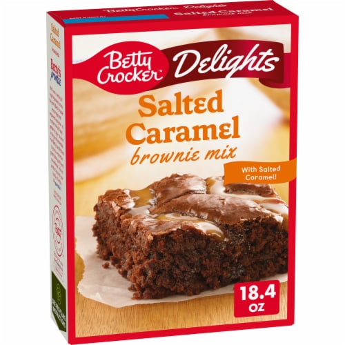 Betty Crocker™ Delights Salted Caramel Brownie Mix Perspective: front