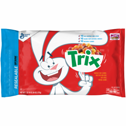 Trix Cereal Perspective: front