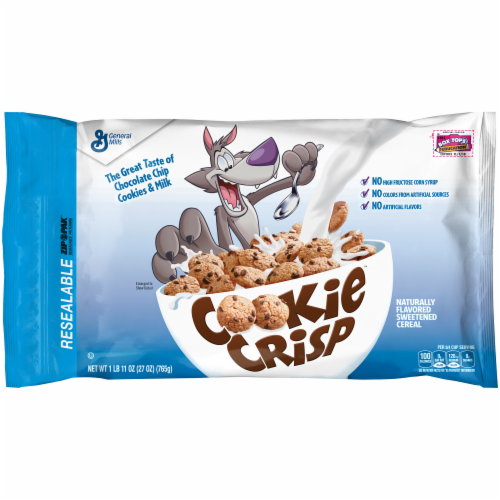Cookie Crisp Cereal Perspective: front