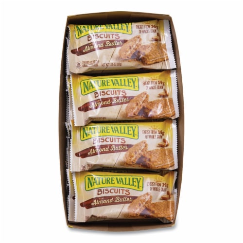 Nature Valley Cocoa Almond Butter Biscuit Sandwiches Perspective: front